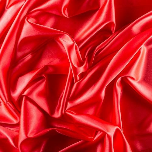 Шелк натуральный К15-1249 малиново-красный однотонный