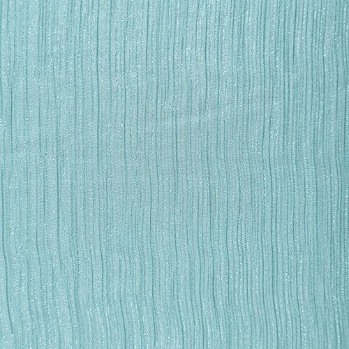 Шифон-жатка с люрексом 068-07212 пыльно-бирюзовый однотонный