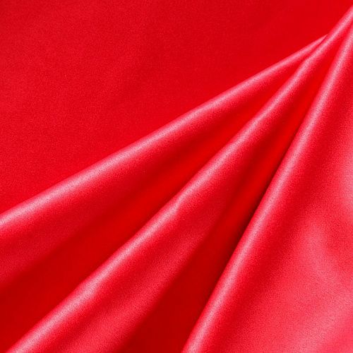 Сатин стрейч 001-08130 малиново-красный однотонный