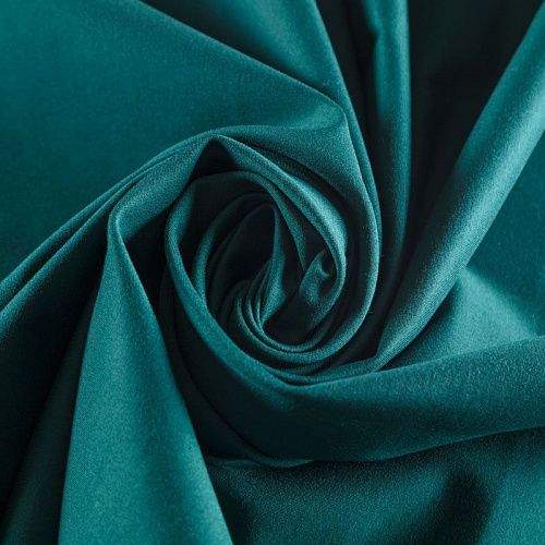 Джерси 014-05674 темно-зеленый однотонный