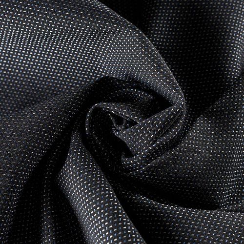 Жаккард К33-286 бело-синий