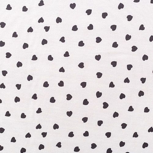 Креп-шифон 027-01434 белый принтованный