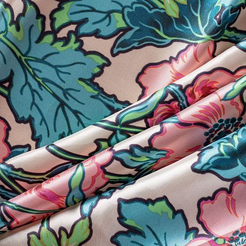 Вискоза 009-00987 светло-бежевый принтованный