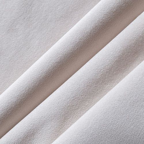 Ткань мебельная микровелюр 22-02-08997 сливочный однотонный