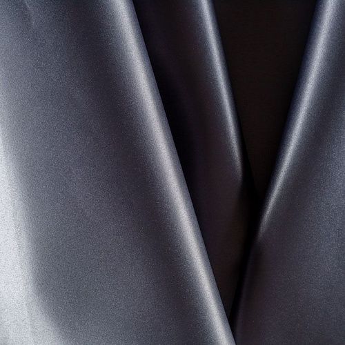 Сатин-тафта К32-668 стальной однотонный