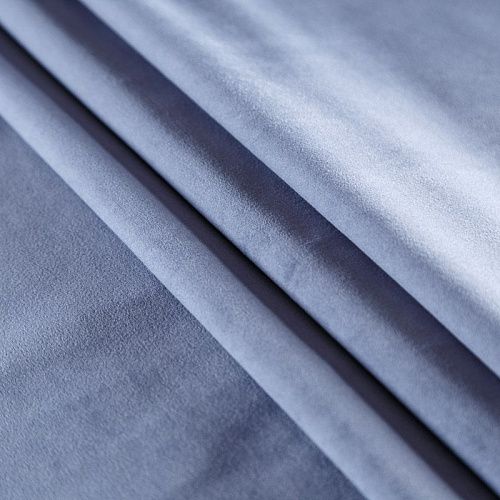 Ткань мебельная микровелюр 09-02-08954 стальной однотонный