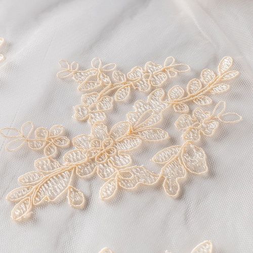 Гипюр К03-0009 банановый