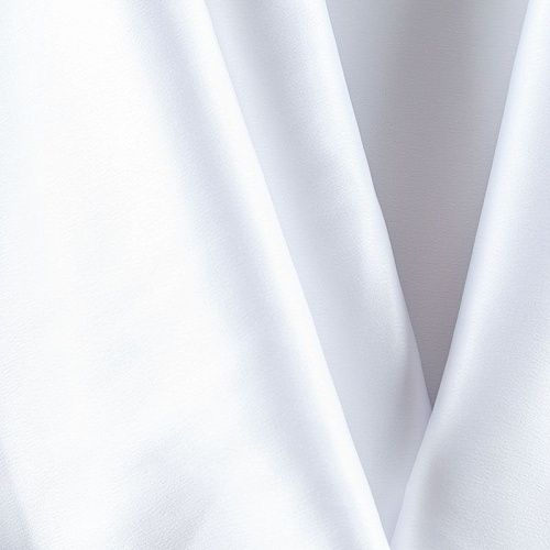 Сатин стрейч 001-08133 белый однотонный