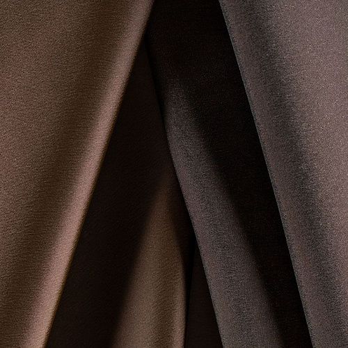 Атлас ватуссо К2-466 темный шоколад однотонный