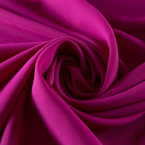 Креп-шифон 027-09862 фуксия однотонный
