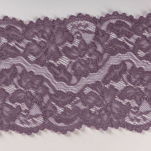 Кружево эластичное 110 мм Ф01-0124 аметистовый