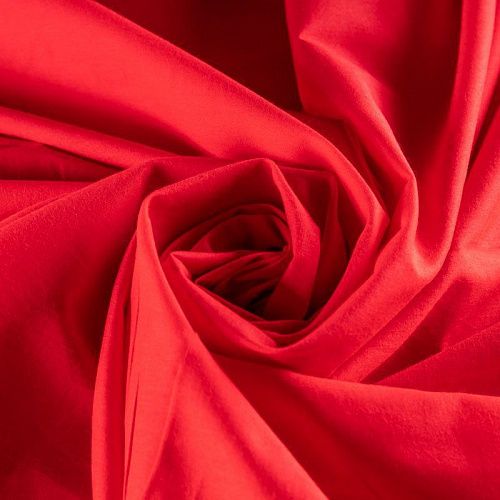 Хлопок-вуаль К28-413 красный однотонный