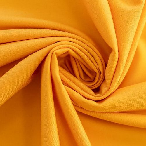 Ткань костюмная К33-416 тыквенный однотонный