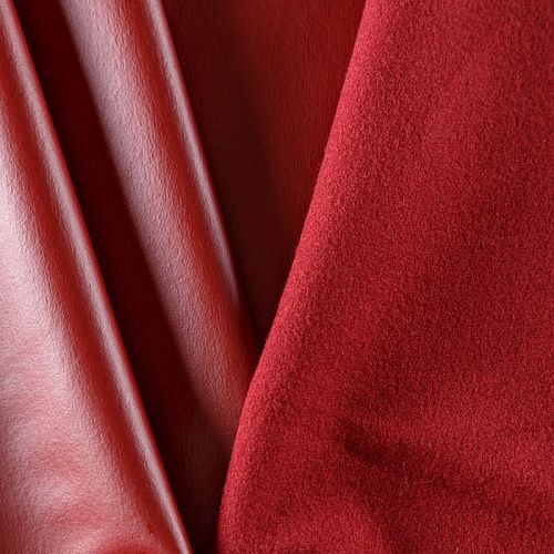 Экокожа на основе из утепленного трикотажа 070-08474