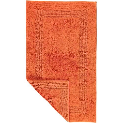 Коврик для ванной комнаты 70х120 см CAWO UNI 1000-323 оранжевый