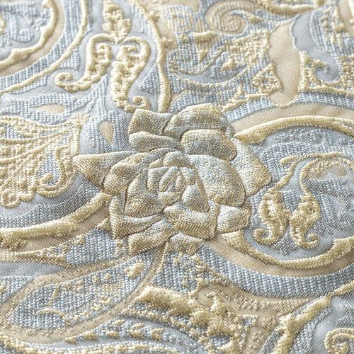 Жаккард К13-017 золотисто-голубой