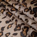 Шифон шелковый Gucci 068-19614 бежевый принтованный