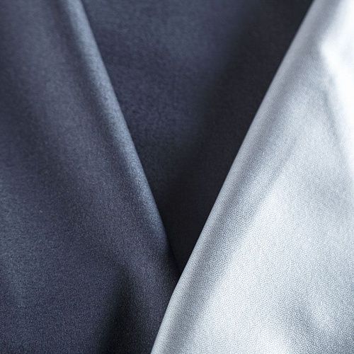 Шерсть на мембране К12-256 темно-синий однотонный