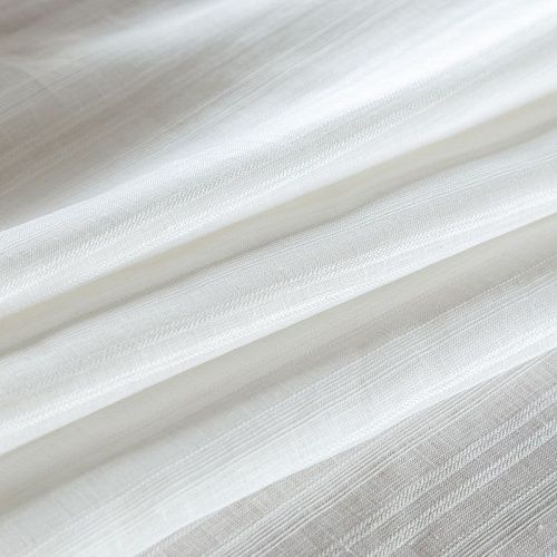 Лен-вискоза 035-08497 молочный жаккардовый