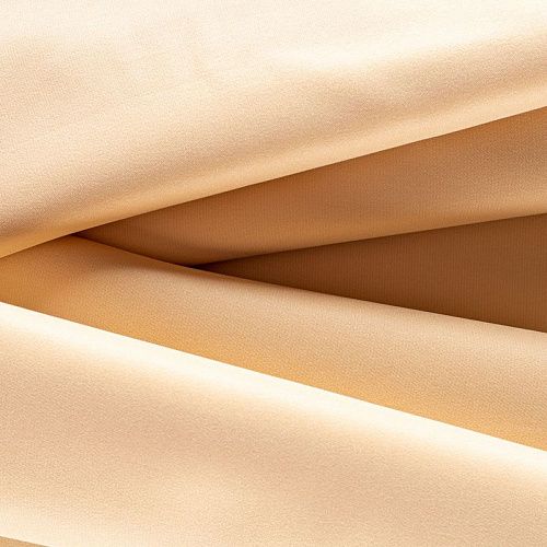 Ткань портьерная сатин h-300 см 16-02-00541 белый песок однотонный