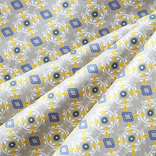 Джинс 015-07885 светло-серый принтованный